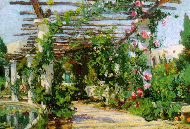 Summer Verandah, Colin Campbell Cooper